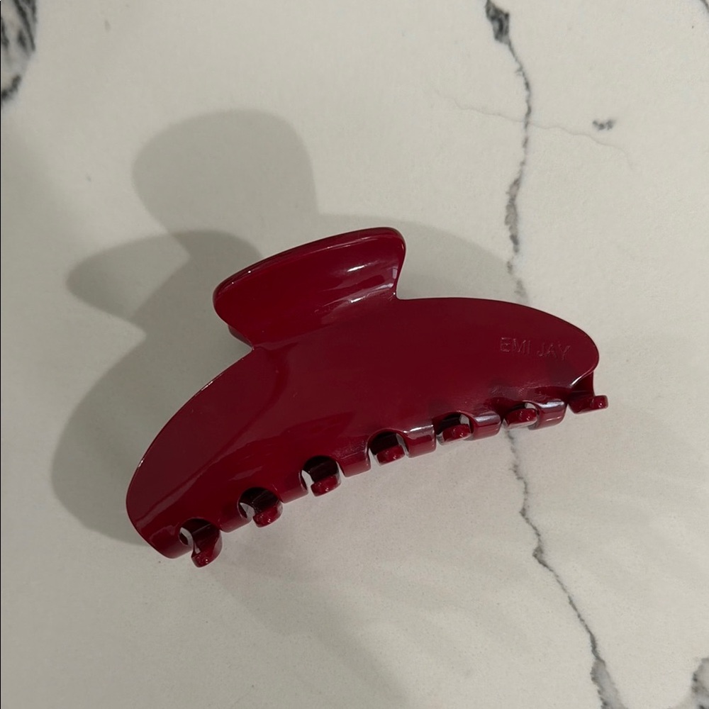 Emi Jay Deep Red Hair Claw Clip